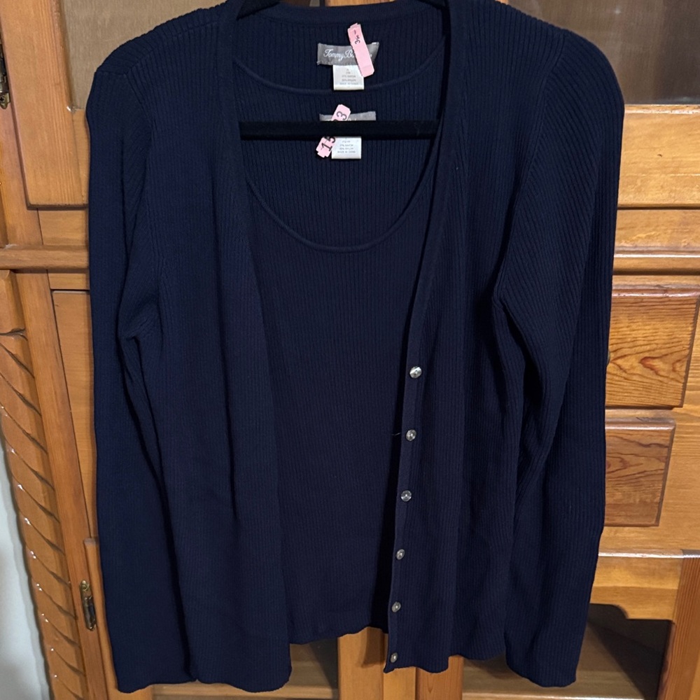 Tommy Bahama Deep Blue Women's Cardigan Set